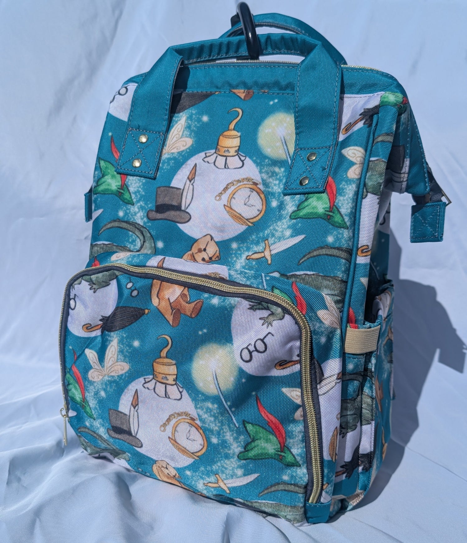 Peter Pan inspired baby changing bag
