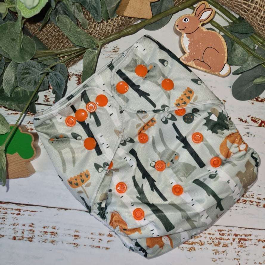 Green Cheeks Cloth Hemp Reusable Nappy