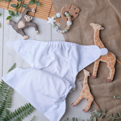 Fleece lined cloth nappies