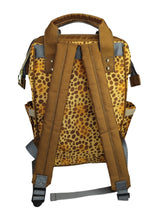 Load image into Gallery viewer, Leopard Animal Print Baby Nappy Changing Bag Backpack
