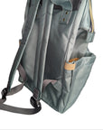 Mint green baby changing bag back