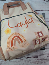 Load image into Gallery viewer, Choose Your Name to Personalise the nappy baby bag
