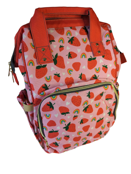 Strawberry Fields Pink Changing Bag