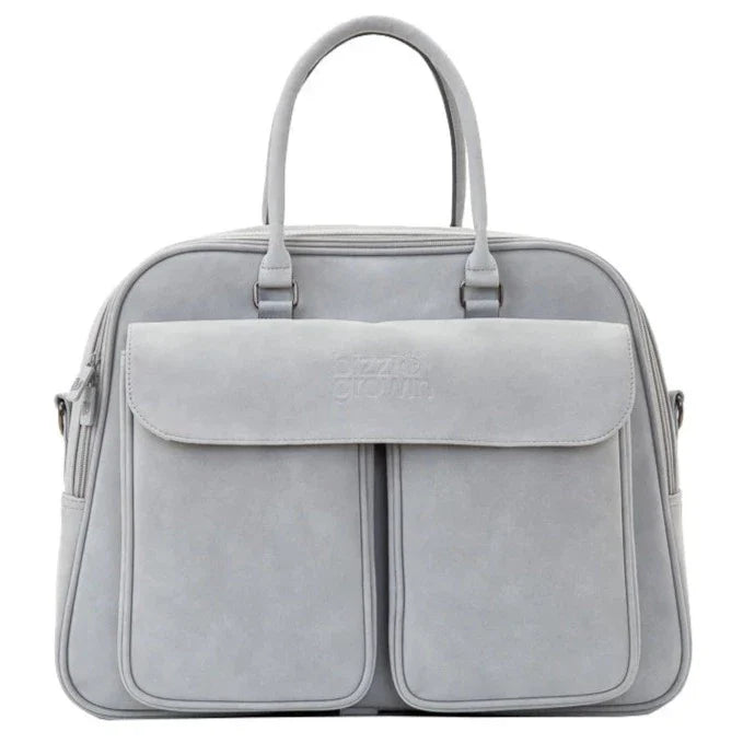 Grey Baby Change Bag with Cot Handbag