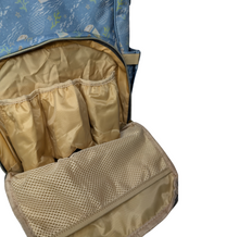 Load image into Gallery viewer, Blue Nautical Fishing Baby Changing Bag 
