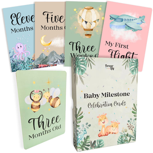 Baby Milestone Celebration Cards Gift Set