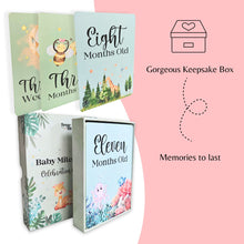 Load image into Gallery viewer, Milestone Baby Gift set in keepsake box
