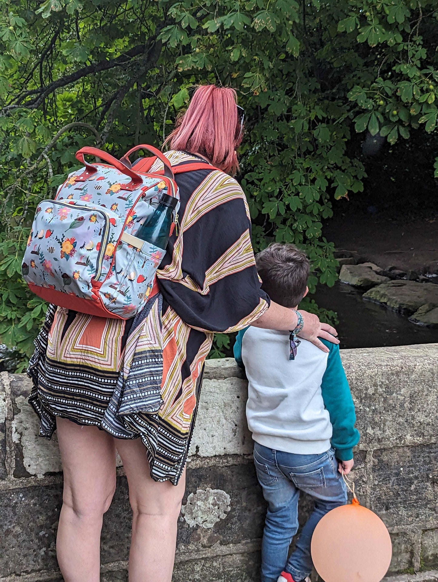 Out and About with the Green Cheeks Changing Bag