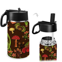 Load image into Gallery viewer, Kids Stainless Steel Water Bottle with Straw 350ml
