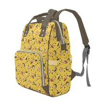 Load image into Gallery viewer, Practical baby changing bag with hedgehog pattern
