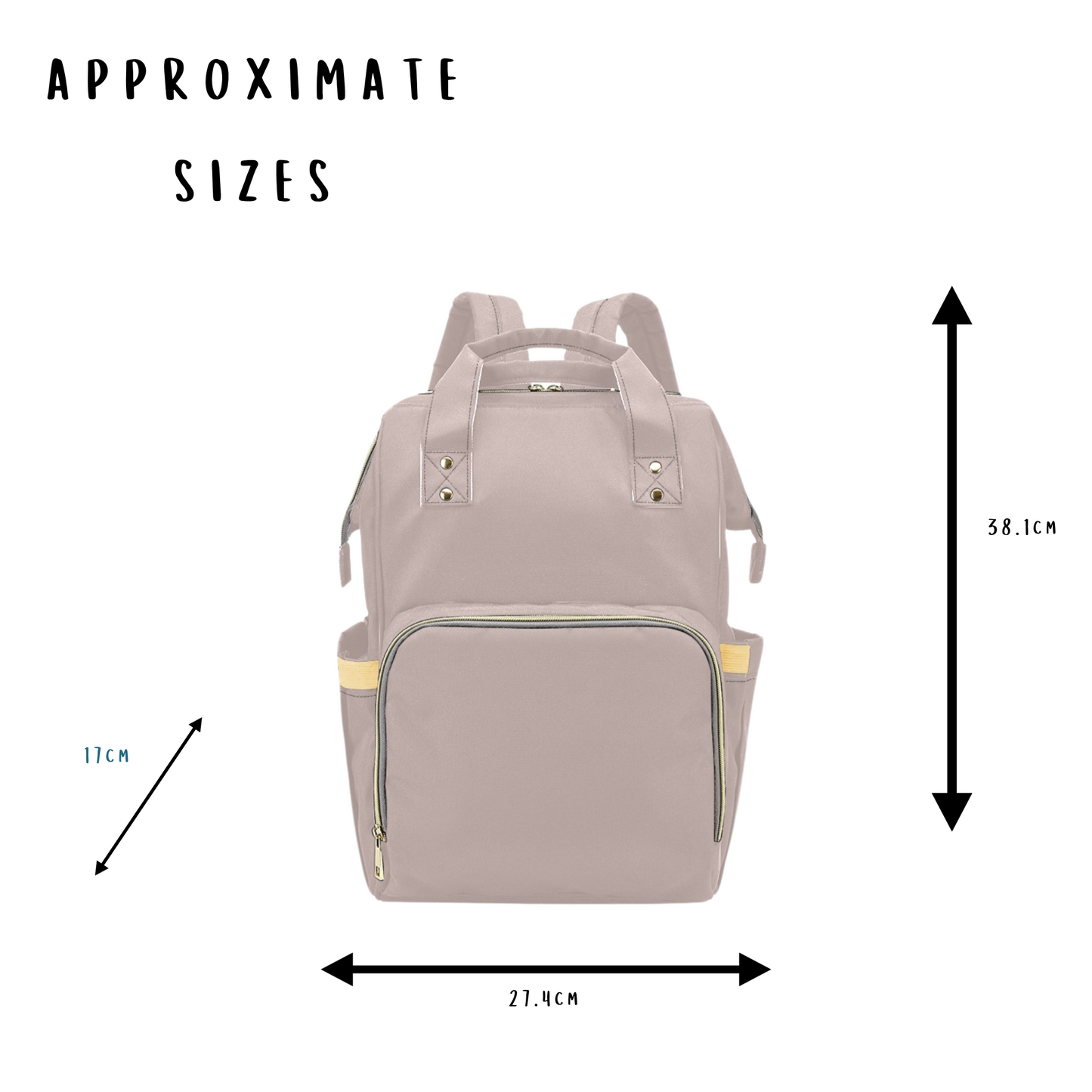 Wood Rose Baby Changing Bag  - Multi-Function Diaper Backpack/Diaper Bag