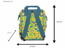 Load image into Gallery viewer, Yellow Parrots Jungle Baby Change Backpack Bag
