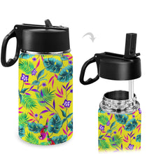 Load image into Gallery viewer, Kids Stainless Steel Water Bottle with Straw 350ml

