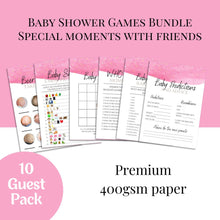 Load image into Gallery viewer, Pink Baby Shower Games for Girl
