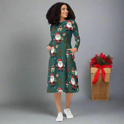 Festive A Line Christmas Party Dress