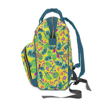 Load image into Gallery viewer, Yellow Parrots Jungle Baby Change Backpack Bag
