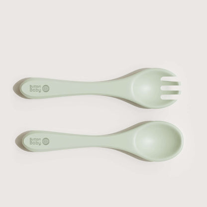 SILICONE FORK AND SPOON