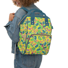 Load image into Gallery viewer, Yellow Parrots Jungle Baby Change Backpack Bag

