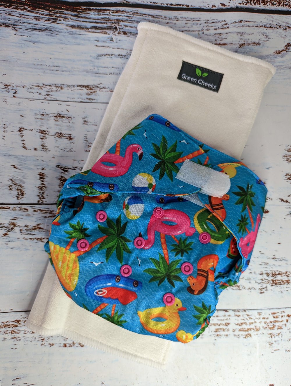 All In Two Part Reusable Cloth Nappies – Eco - Friendly & Ultra - Absorbent - Green Cheeks - cloth nappy