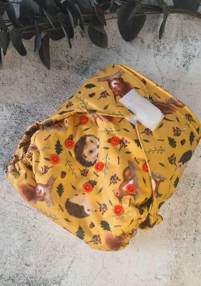 All In Two Part Reusable Cloth Nappies – Eco - Friendly & Ultra - Absorbent - Green Cheeks - cloth nappy