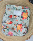 All In Two Part Reusable Cloth Nappies – Eco - Friendly & Ultra - Absorbent - Green Cheeks - cloth nappy