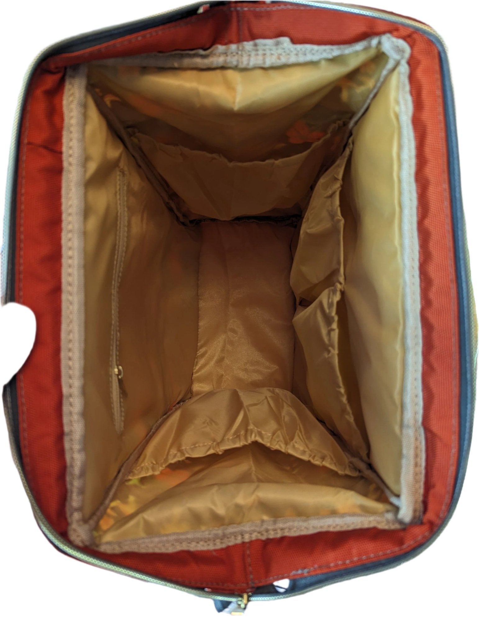 Autumn Mushrooms Baby Nappy Bag - S(Mush)y - Green Cheeks - Diaper Bag