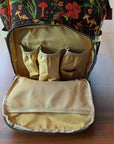 Autumn Mushrooms Baby Nappy Bag - S(Mush)y - Green Cheeks - Diaper Bag