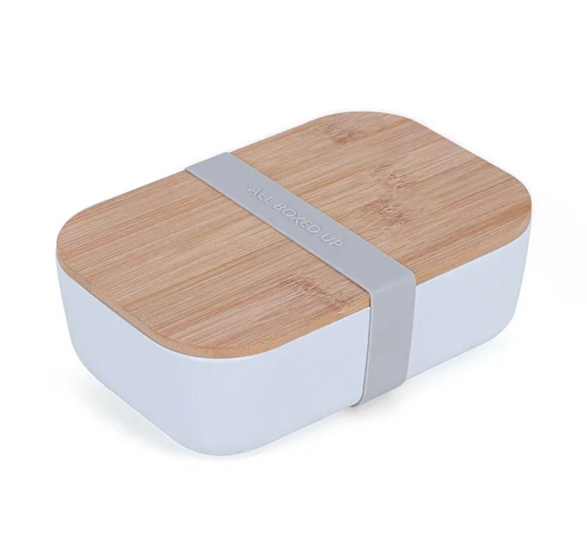 Grey Personalised Lunch Box