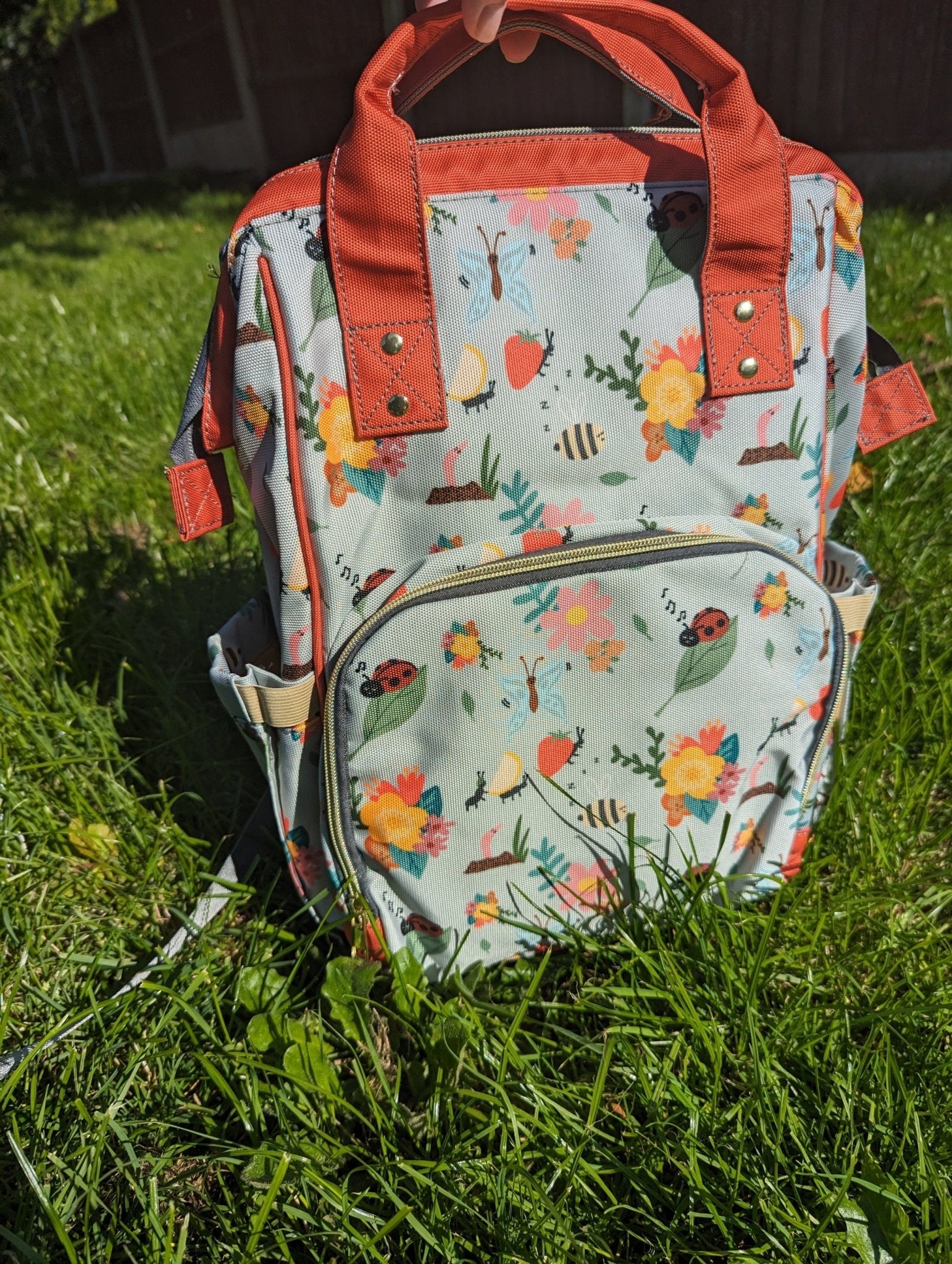 Bugs Ball Baby Changing Bag - Creepin' It Real - Green Cheeks - Diaper Bag