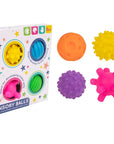 First Steps Sensory Balls 6 Pack - Early Years Play for Baby - Green Cheeks - Baby Toys & Activity Equipment