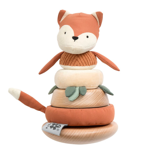 Fox Stacking Toy by Sebra - Green Cheeks - Baby Toys & Activity Equipment
