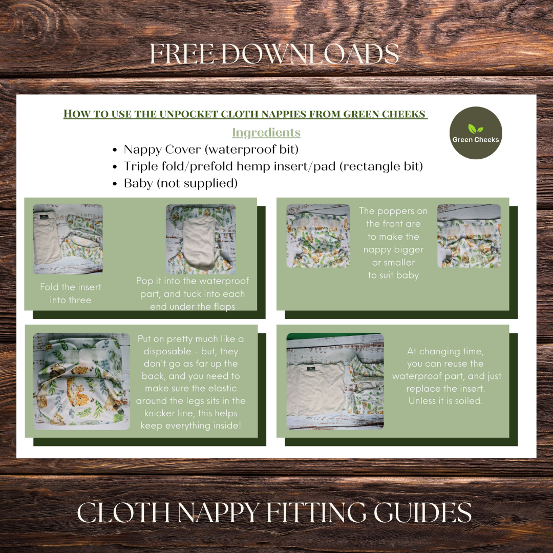 free printable cloth nappy use instructions