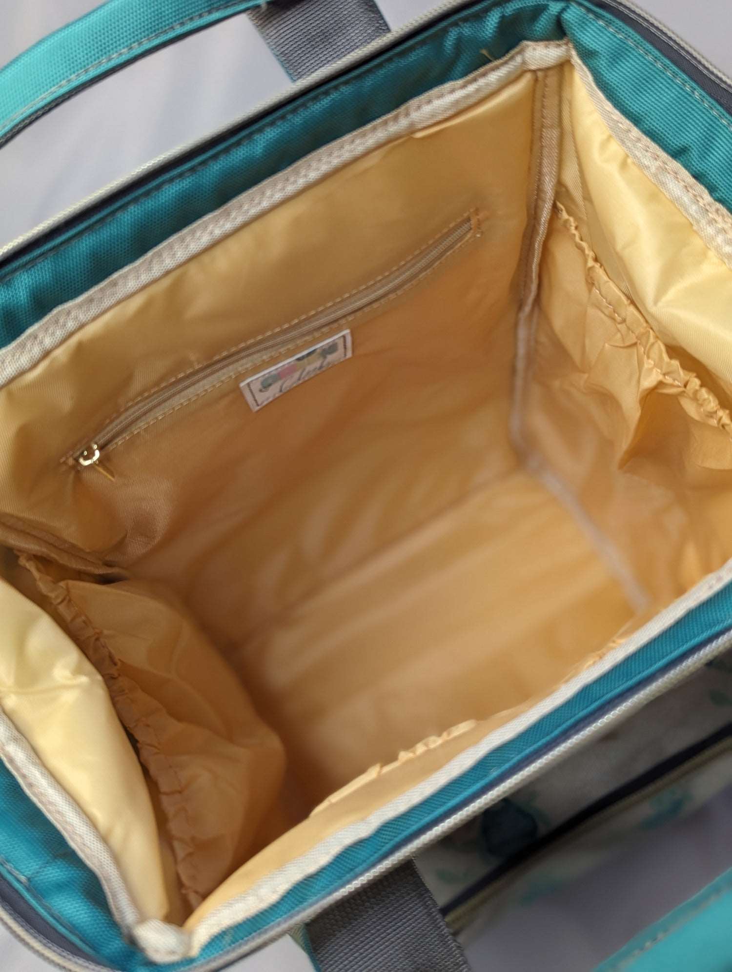 Green Baby Changing Backpack Bag - Turtle Recall - Green Cheeks - Diaper Bag