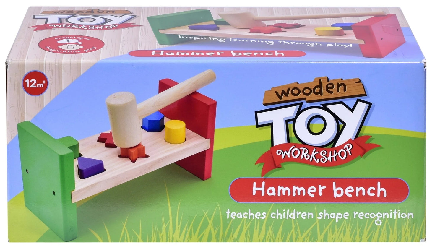 Hammer Pounding Workbench-  Early Educational Wooden Toy Game Development Playset