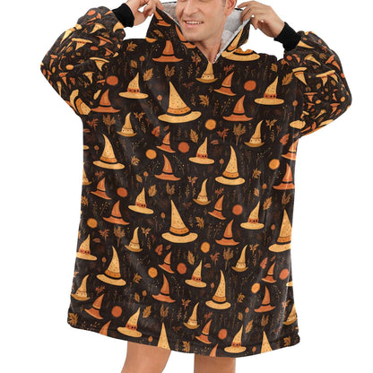 Hocus Pocus - Hooded Blanket - Green Cheeks - Blanket