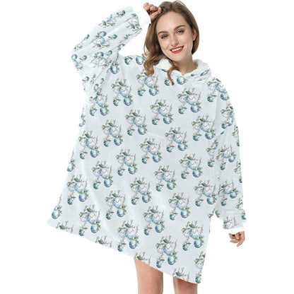 Incredi - Bauble - Hooded Blanket - Green Cheeks - Blanket