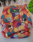 Justa - The Pocket Nappy - Green Cheeks - cloth nappy
