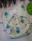 Justa - The Pocket Nappy - Green Cheeks - cloth nappy