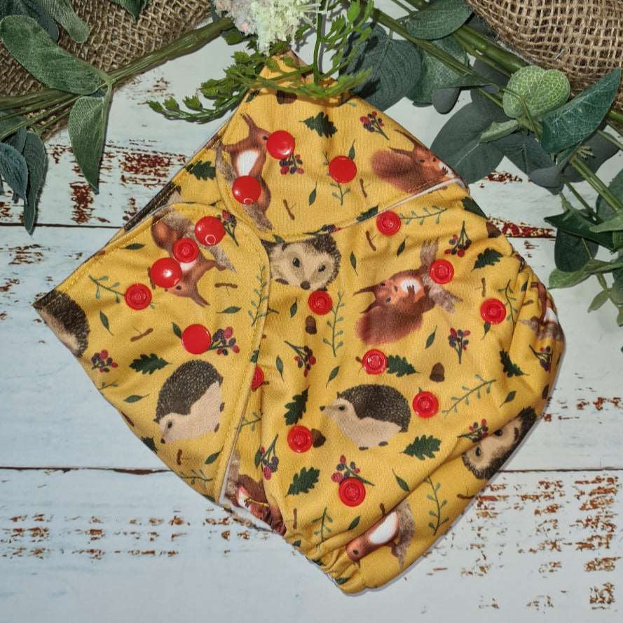 Justa - The Pocket Nappy - Green Cheeks - cloth nappy