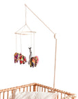 MINICAMP Wooden Baby Mobile Holder for Crib - Arm Only - Green Cheeks - Mobile