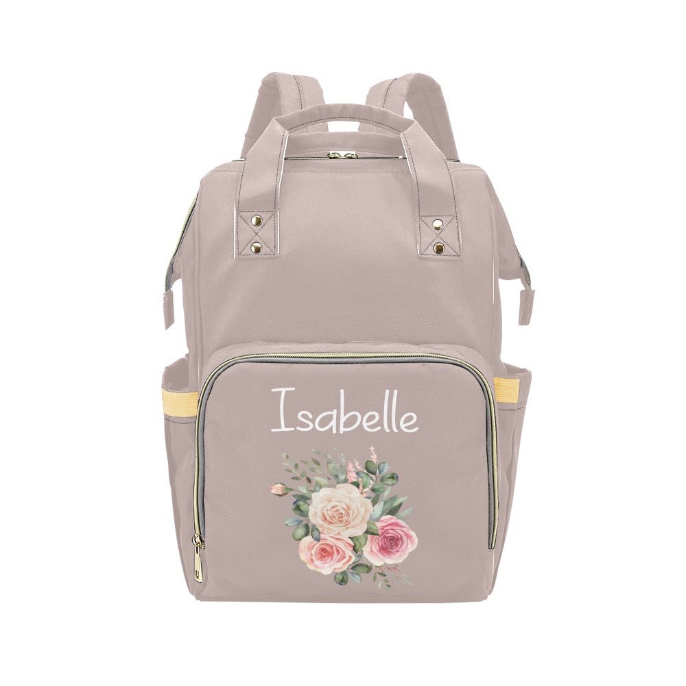 Personalised & Customised - Backpack Baby Changing Bag - Green Cheeks - Diaper Backpack (1688)