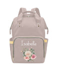 Personalised & Customised - Backpack Baby Changing Bag - Green Cheeks - Diaper Backpack (1688)