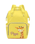 Personalised & Customised - Backpack Baby Changing Bag - Green Cheeks - Diaper Backpack (1688)