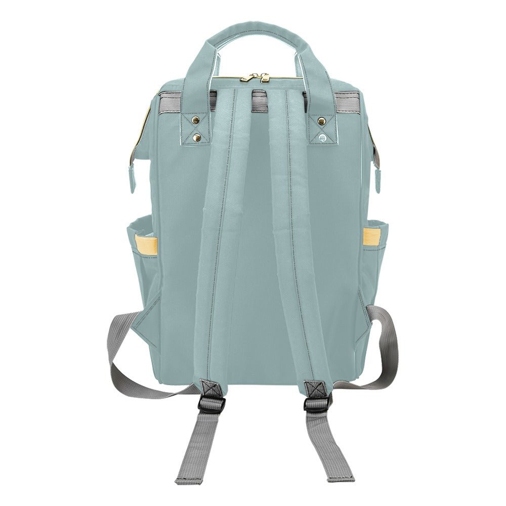 Personalised & Customised - Backpack Baby Changing Bag - Green Cheeks - Diaper Backpack (1688)