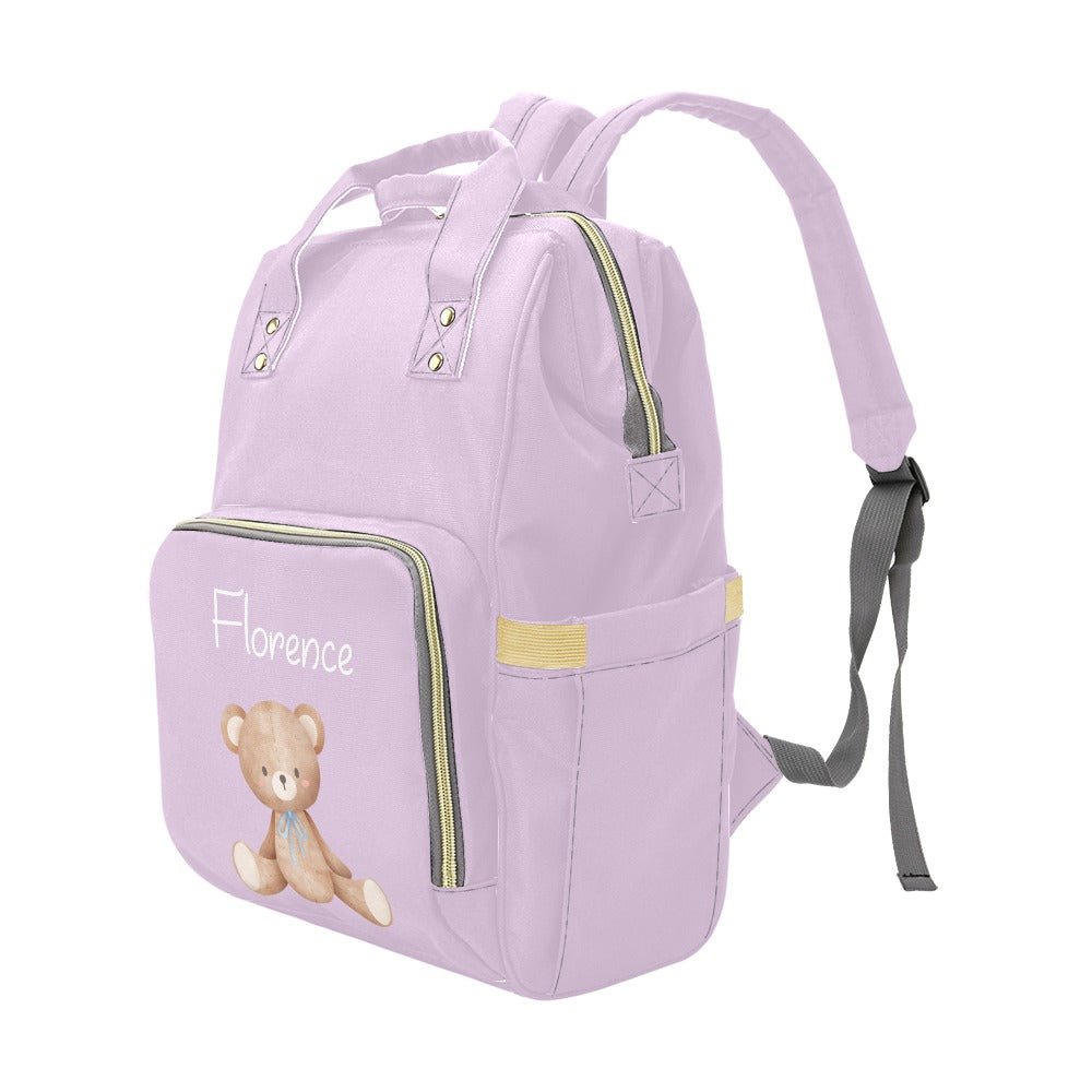 Personalised &amp; Customised - Backpack Baby Changing Bag - Green Cheeks - Diaper Backpack (1688)