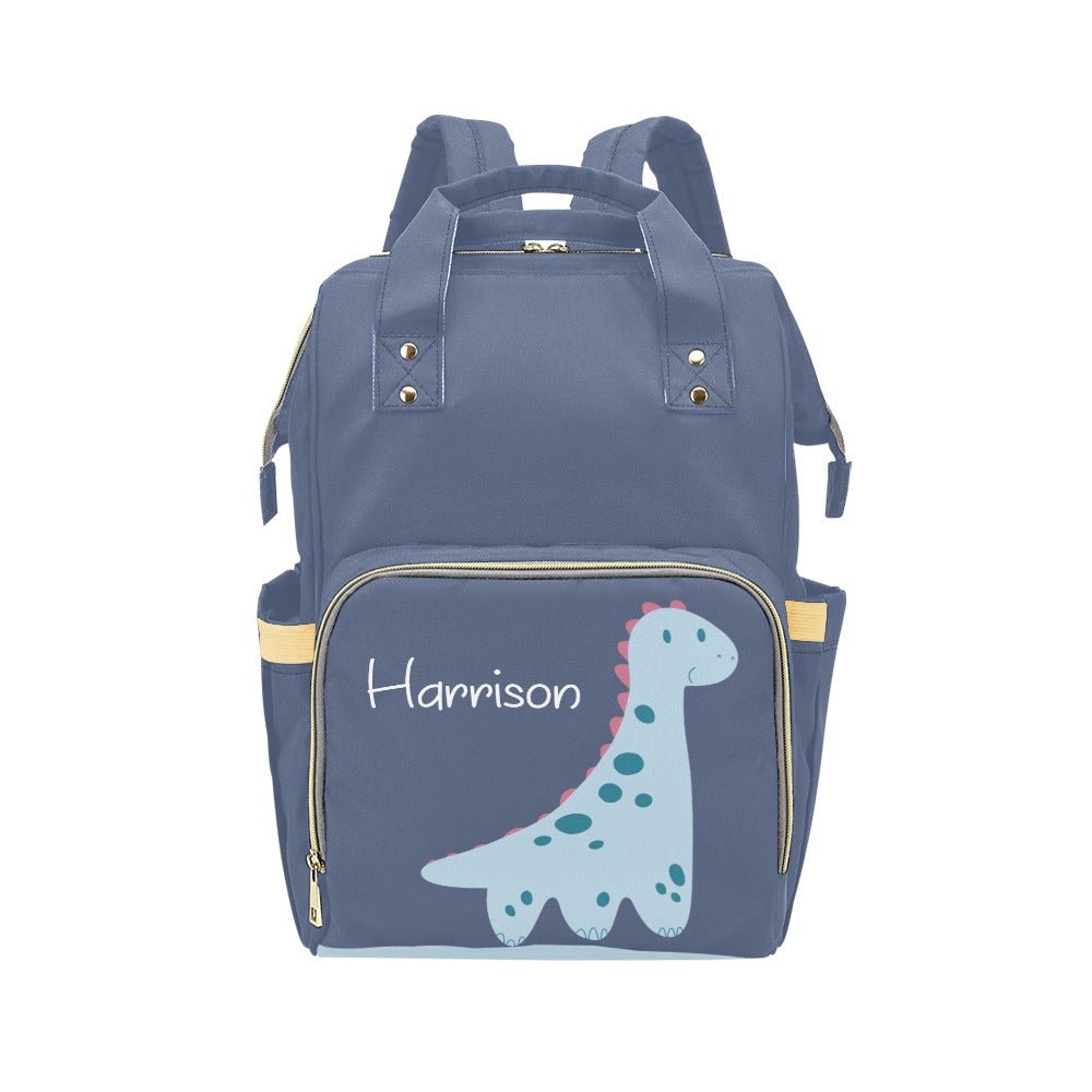 Personalised &amp; Customised - Backpack Baby Changing Bag - Green Cheeks - Diaper Backpack (1688)