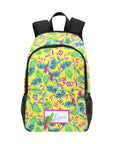 Personalised School Bag - Custom Design with Unique Patterns - Green Cheeks - School Bag