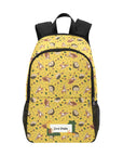 Personalised School Bag - Custom Design with Unique Patterns - Green Cheeks - School Bag