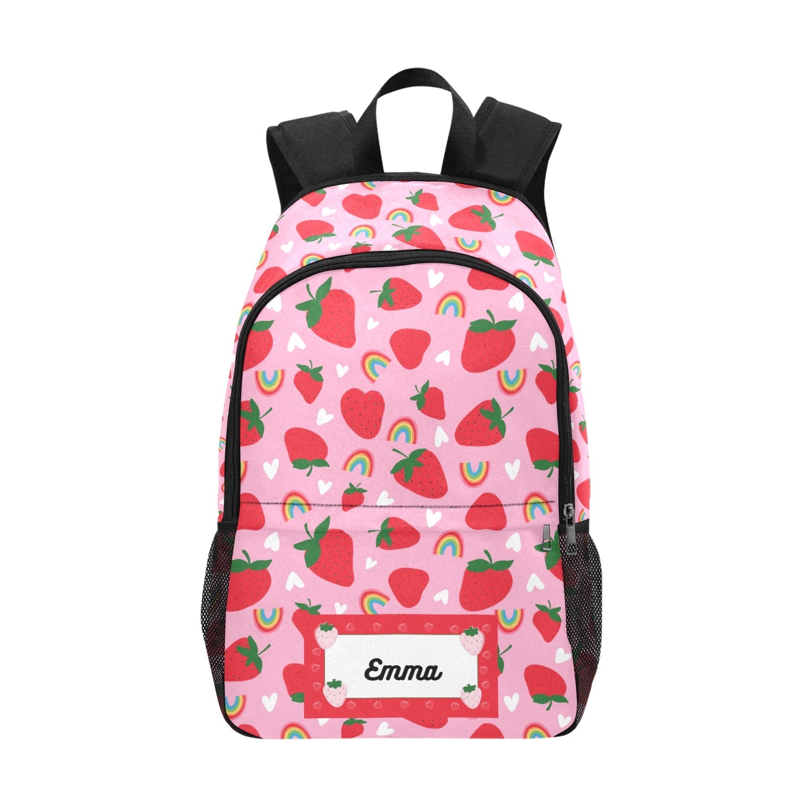 Personalised School Bag - Custom Design with Unique Patterns - Green Cheeks - School Bag