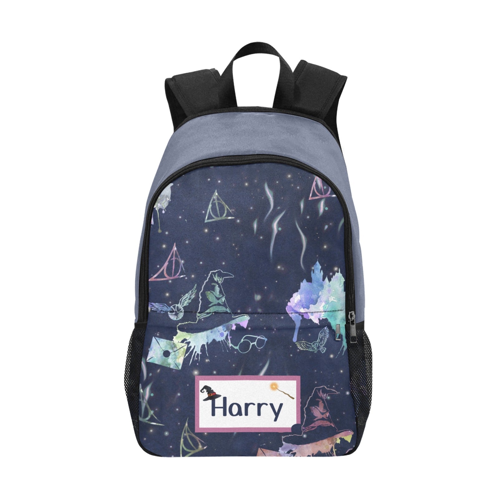 Personalised School Bag - Custom Design with Unique Patterns - Green Cheeks - School Bag